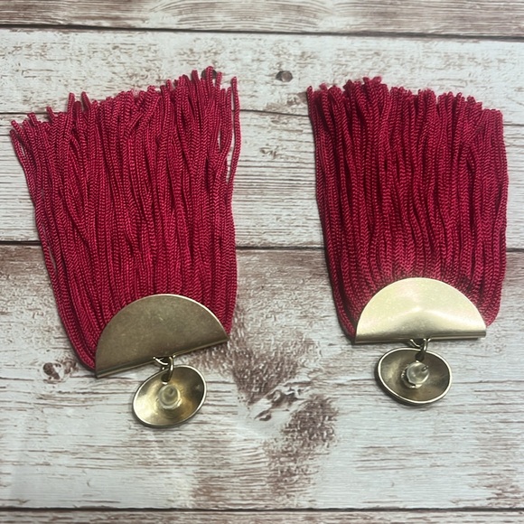 Colorado Kitty Pink Hand Crafted Tassel Earrings - Picture 4 of 5